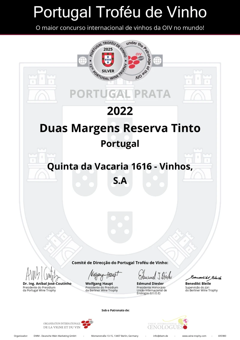 Wine Trophy Portugal 2025 Medalha Prata